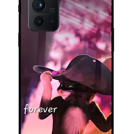 Forever Cat Oneplus 9RT Glass Case