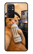 Gamer Cat Energy Oneplus 9RT Glass Case