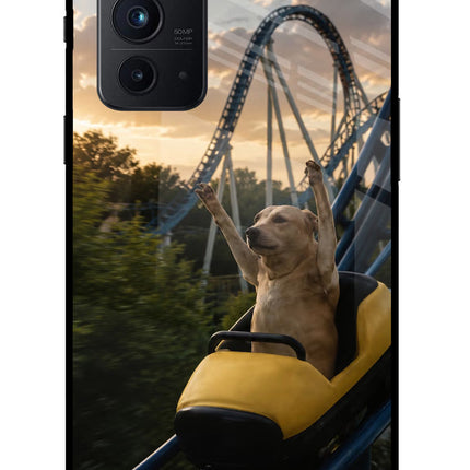 Rollercoaster Dog Oneplus 9RT Glass Case