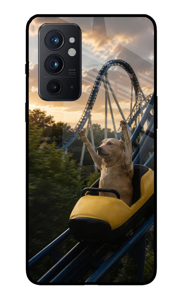 Rollercoaster Dog Oneplus 9RT Glass Case