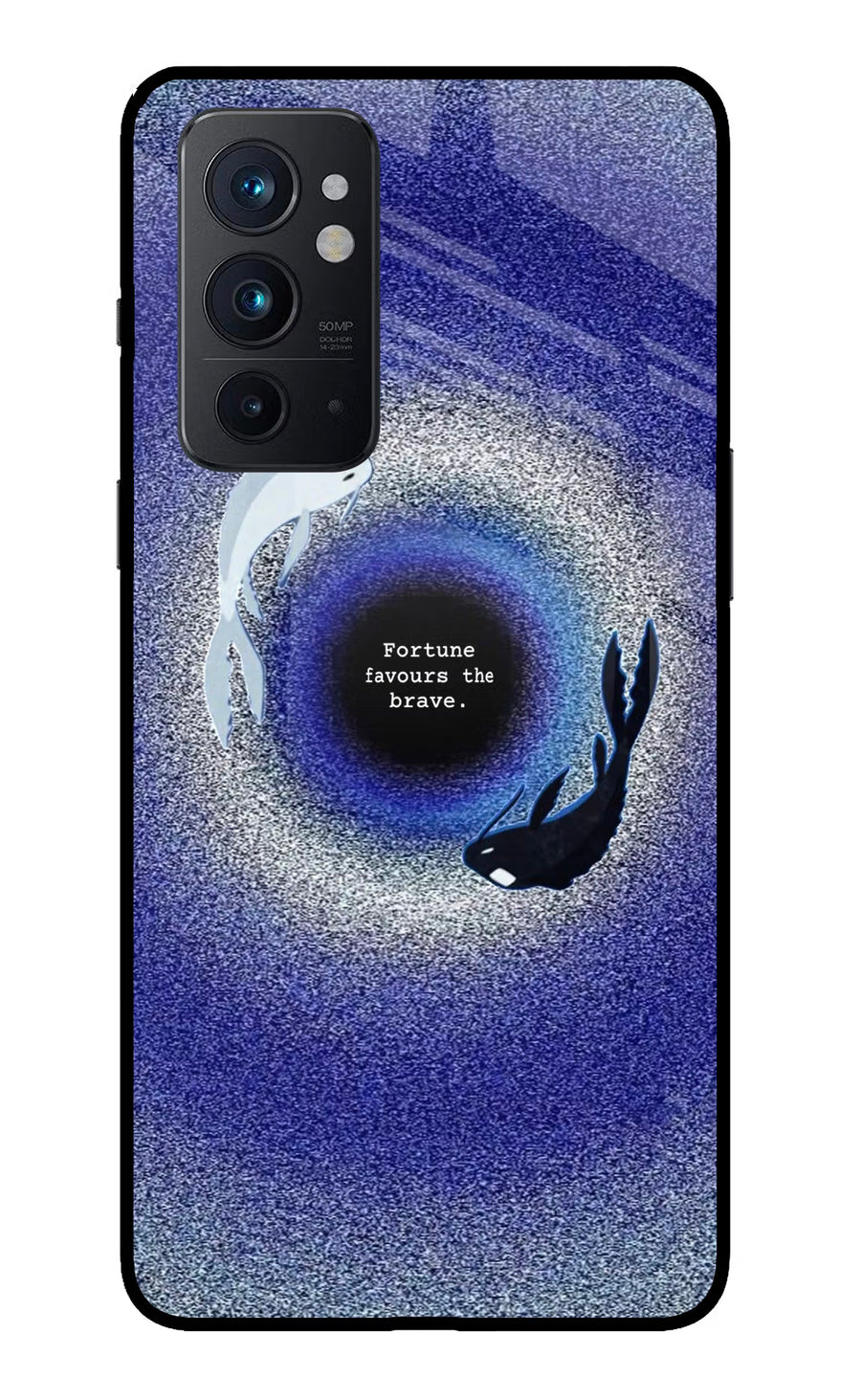 Dark Koi Oneplus 9RT Back Cover, Glass case