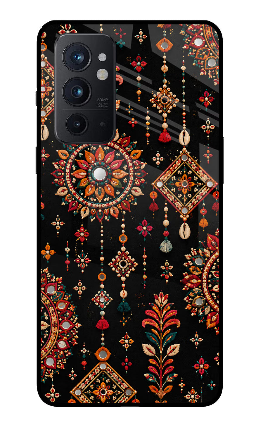 Boho Noir Oneplus 9RT Back Cover, Glass case