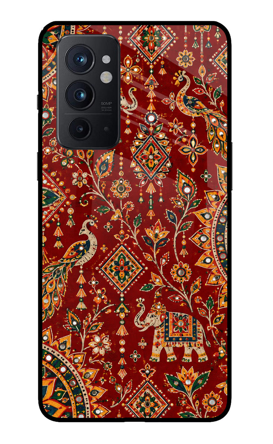 Laal Riwaaz Oneplus 9RT Back Cover, Glass case