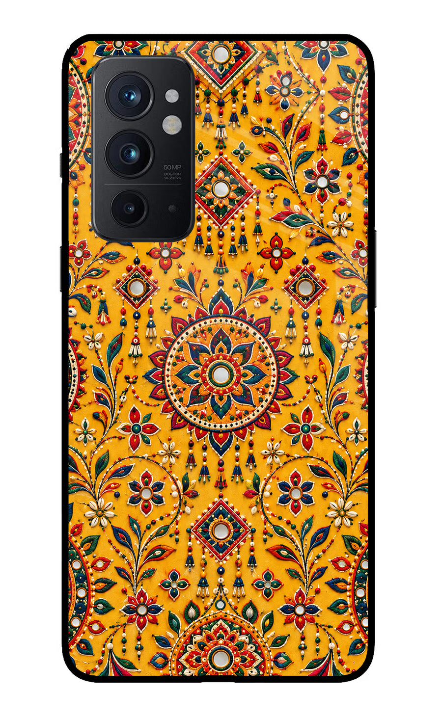 Sunlit Aura Oneplus 9RT Back Cover, Glass case