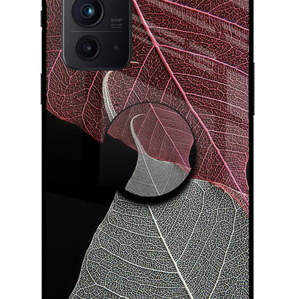 Leaf Pattern Oneplus 9RT Glass Case