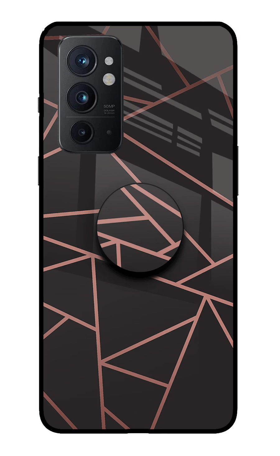 Geometric Pattern Oneplus 9RT Pop Case, Glass case