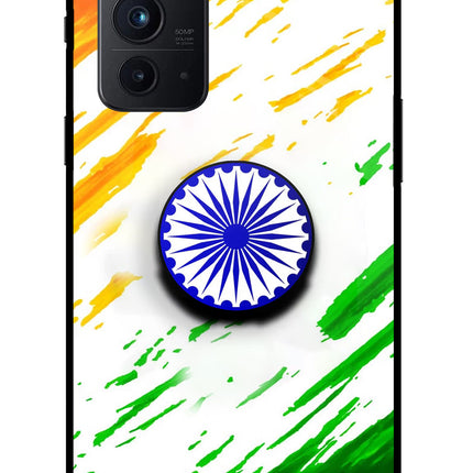 Indian Flag Ashoka Chakra Oneplus 9RT Glass Case