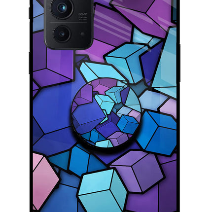 Cubic Abstract Oneplus 9RT Glass Case