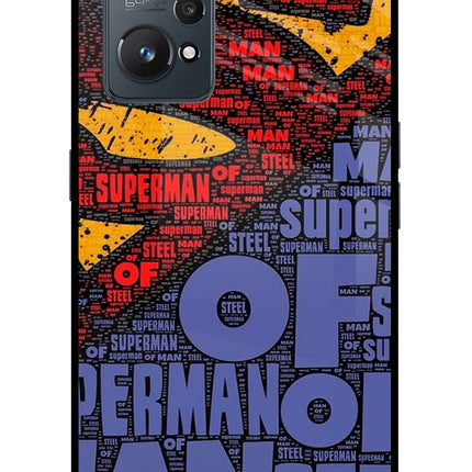 Superman Realme GT NEO 2/Neo 3T Glass Case Back Cover by Casekaro