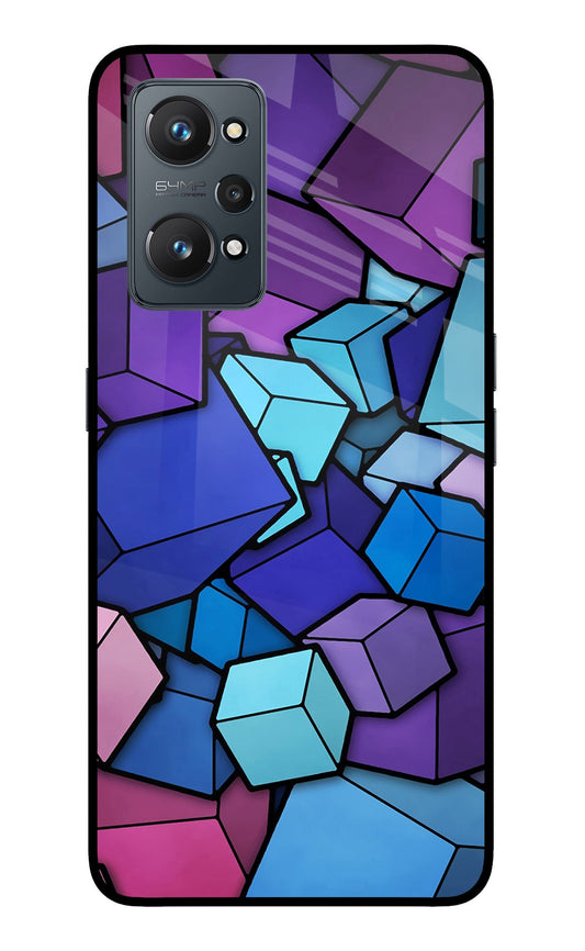 Cubic Abstract Realme GT NEO 2/Neo 3T Glass Case