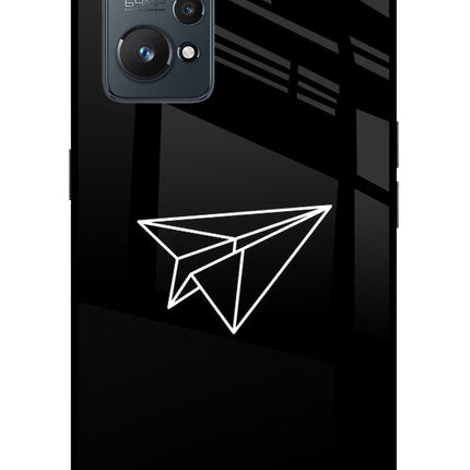 Paper Plane White Realme GT NEO 2/Neo 3T Glass Case