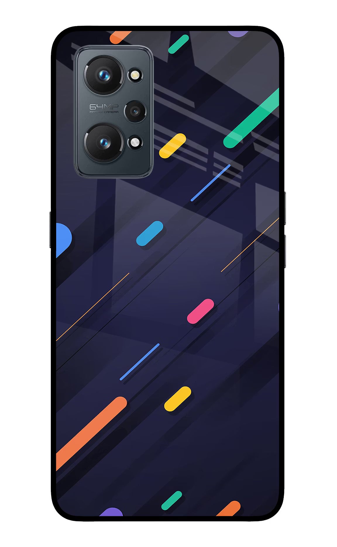 Abstract Design Realme GT NEO 2/Neo 3T Glass Case Back Cover by Casekaro