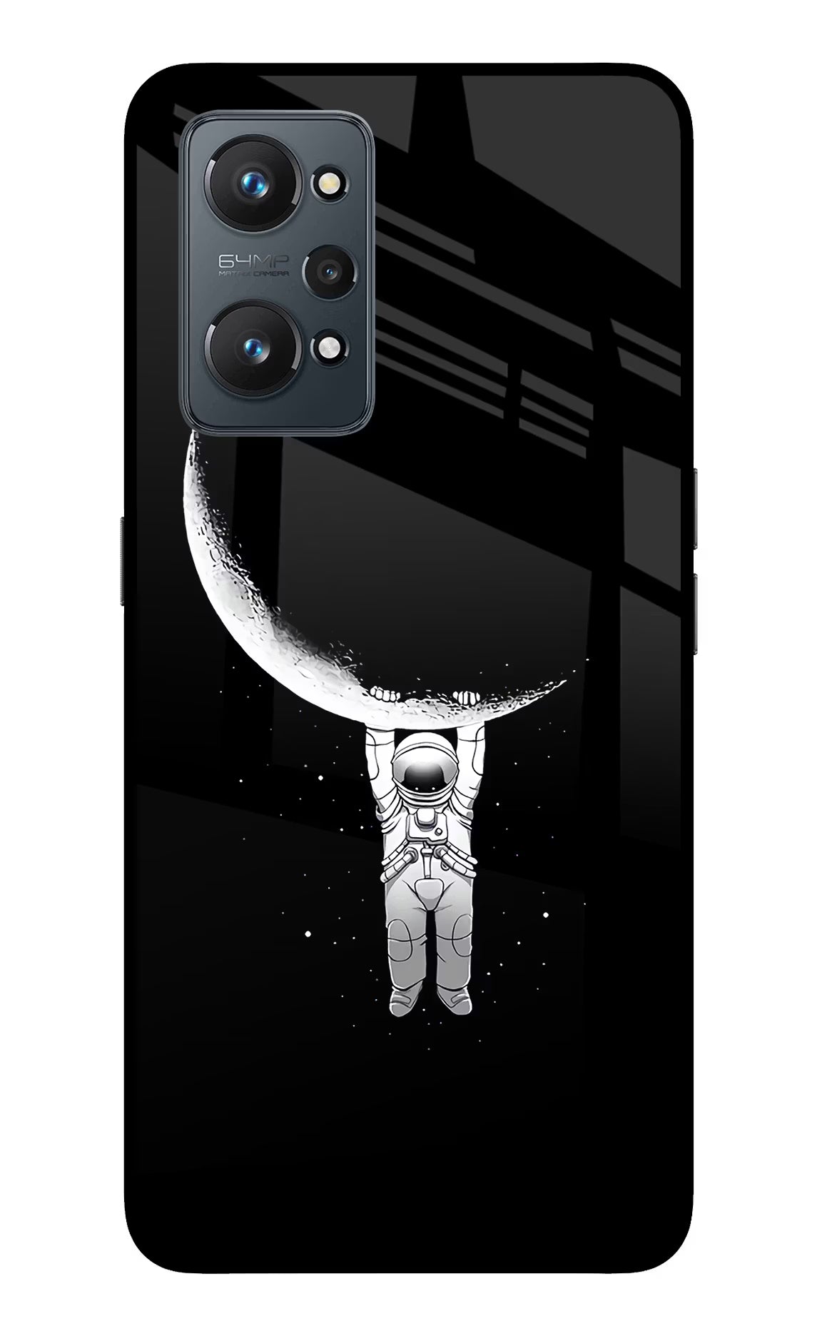 Moon Space Realme GT NEO 2/Neo 3T Glass Case Back Cover by Casekaro