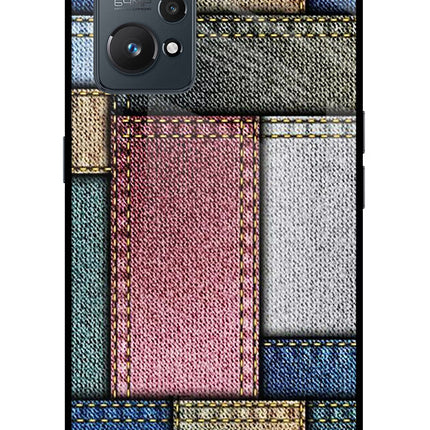 Multicolor Jeans Realme GT NEO 2/Neo 3T Glass Case