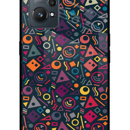 Geometric Abstract Realme GT NEO 2/Neo 3T Glass Case