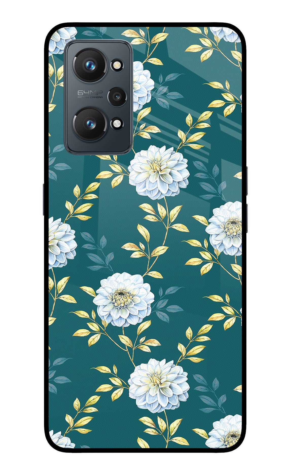 Flowers Realme GT NEO 2/Neo 3T Glass Case