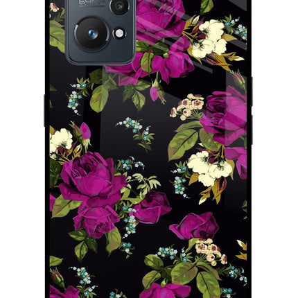 Flowers Realme GT NEO 2/Neo 3T Glass Case Back Cover by Casekaro