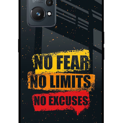 No Fear No Limits No Excuse Realme GT NEO 2/Neo 3T Glass Case