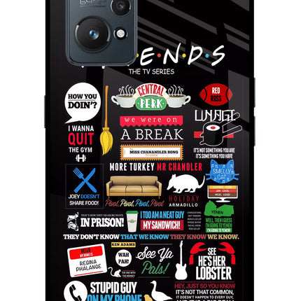 FRIENDS Realme GT NEO 2/Neo 3T Glass Case
