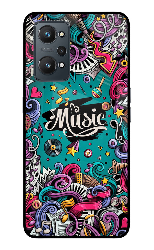 Music Graffiti Realme GT NEO 2/Neo 3T Glass Case