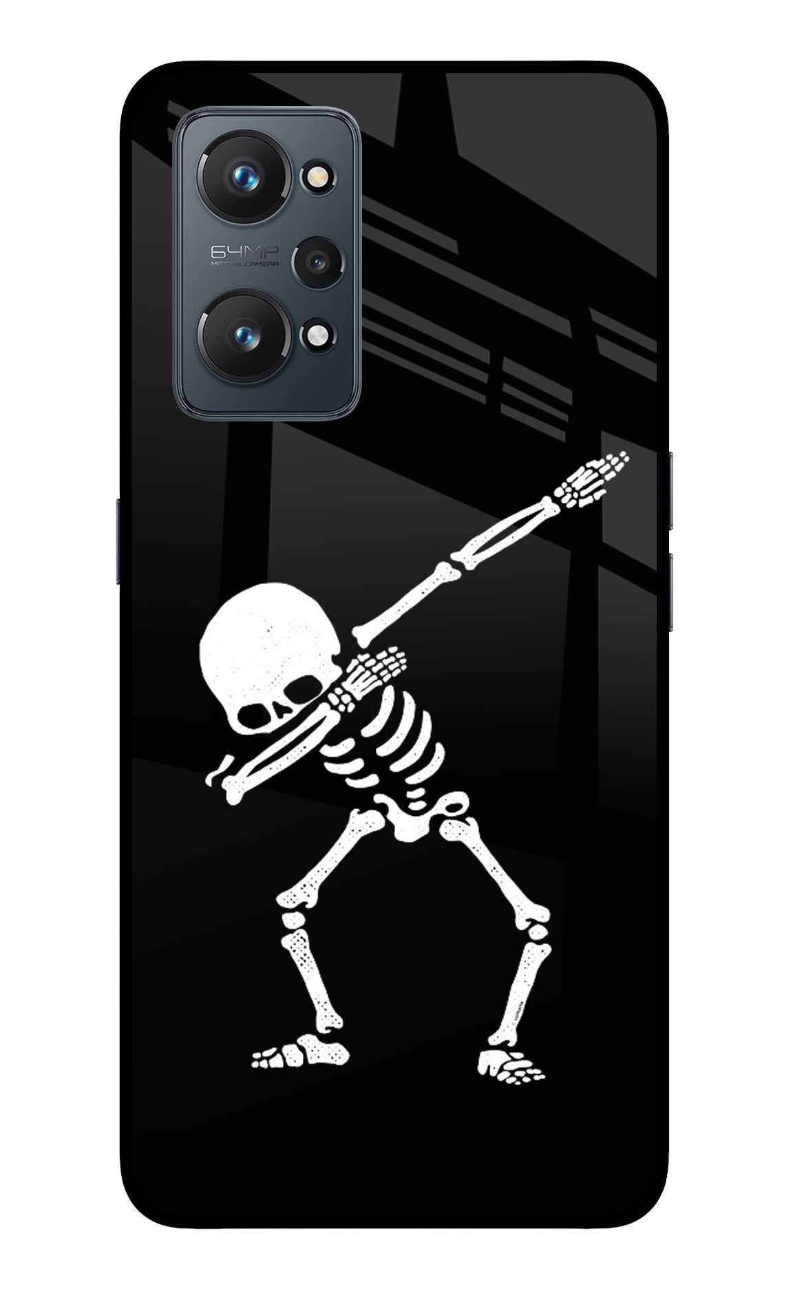 Dabbing Skeleton Art Realme GT NEO 2/Neo 3T Back Cover