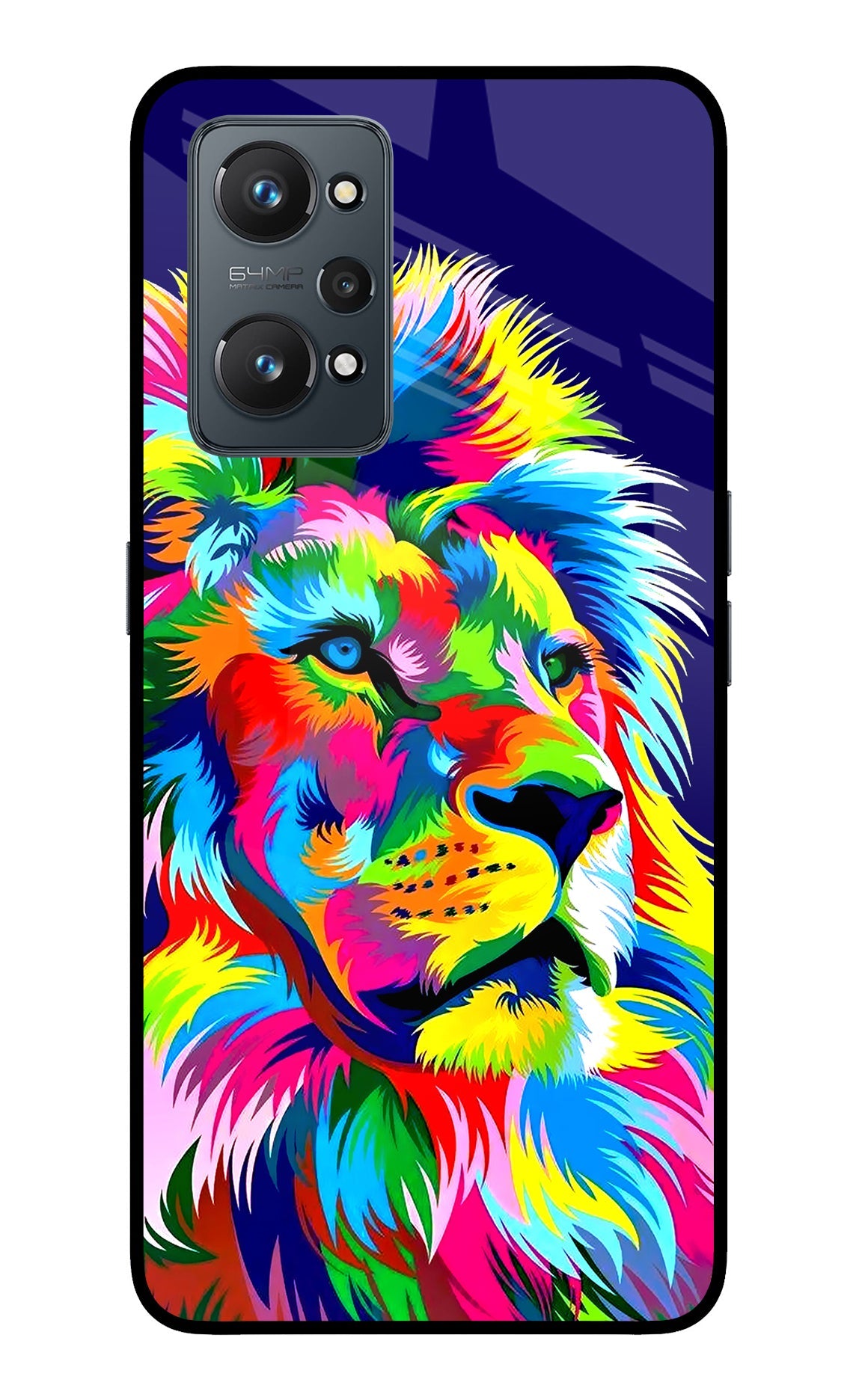 Vector Art Lion Realme GT NEO 2/Neo 3T Back Cover