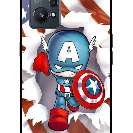 Captain America Realme GT NEO 2/Neo 3T Glass Case