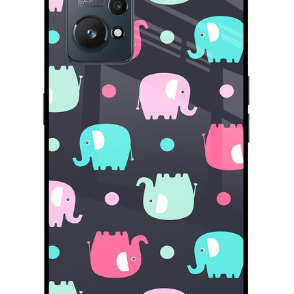 Elephants Realme GT NEO 2/Neo 3T Glass Case