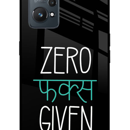 Zero Fucks Given Realme GT NEO 2/Neo 3T Glass Case