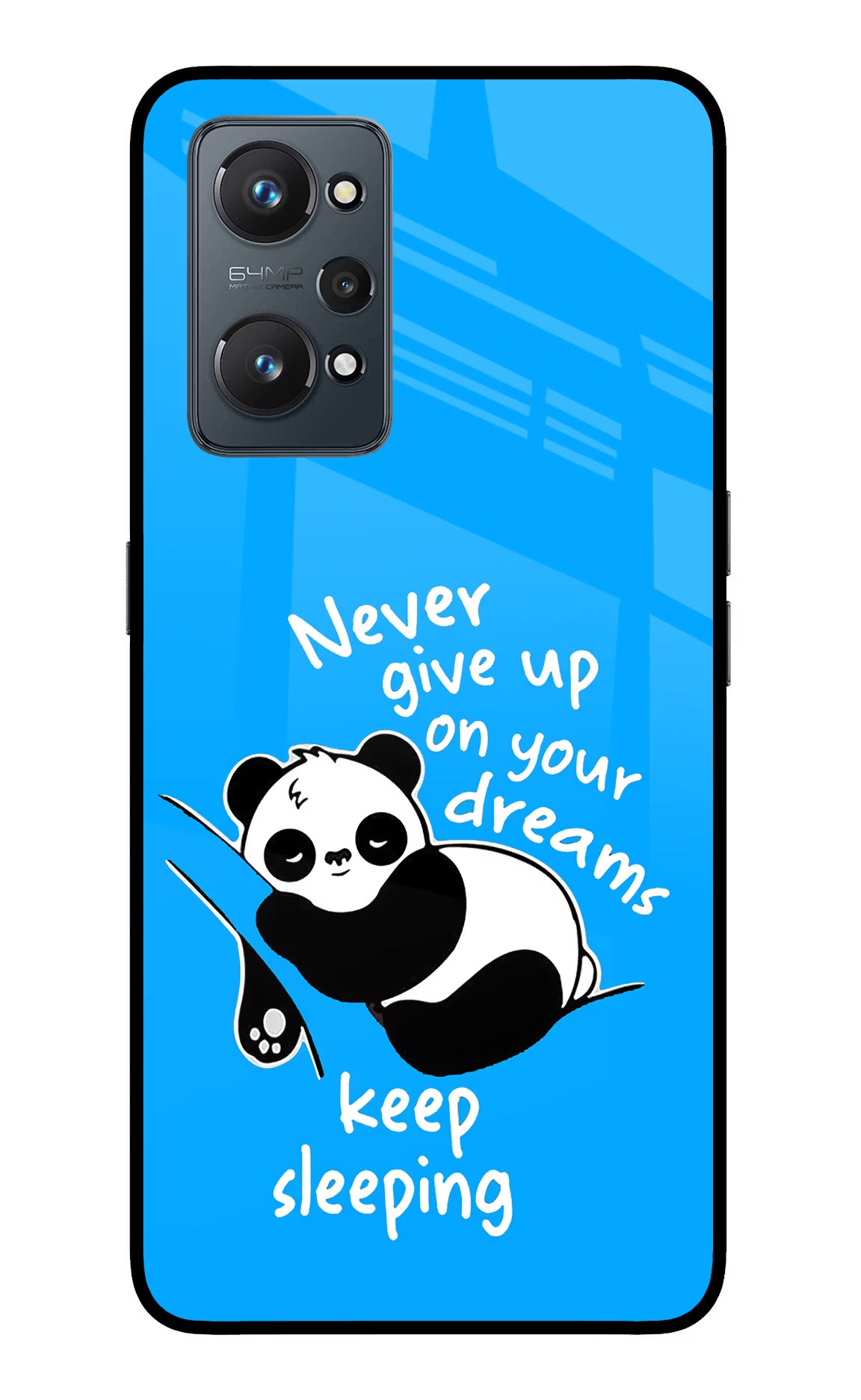Keep Sleeping Realme GT NEO 2/Neo 3T Glass Case Back Cover by Casekaro