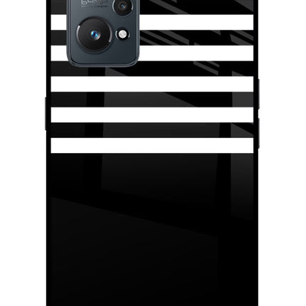 Black and White Print Realme GT NEO 2/Neo 3T Glass Case
