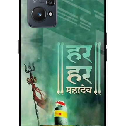 Har Har Mahadev Shivling Realme GT NEO 2/Neo 3T Glass Case