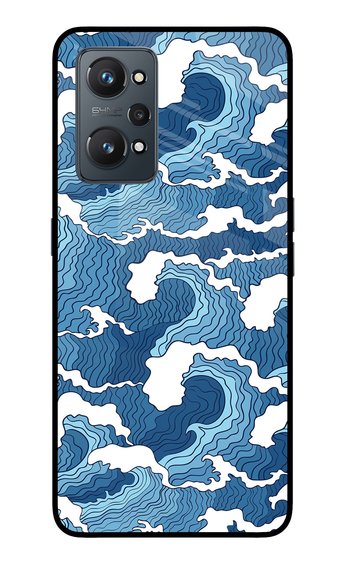 Blue Waves Realme GT NEO 2/Neo 3T Back Cover