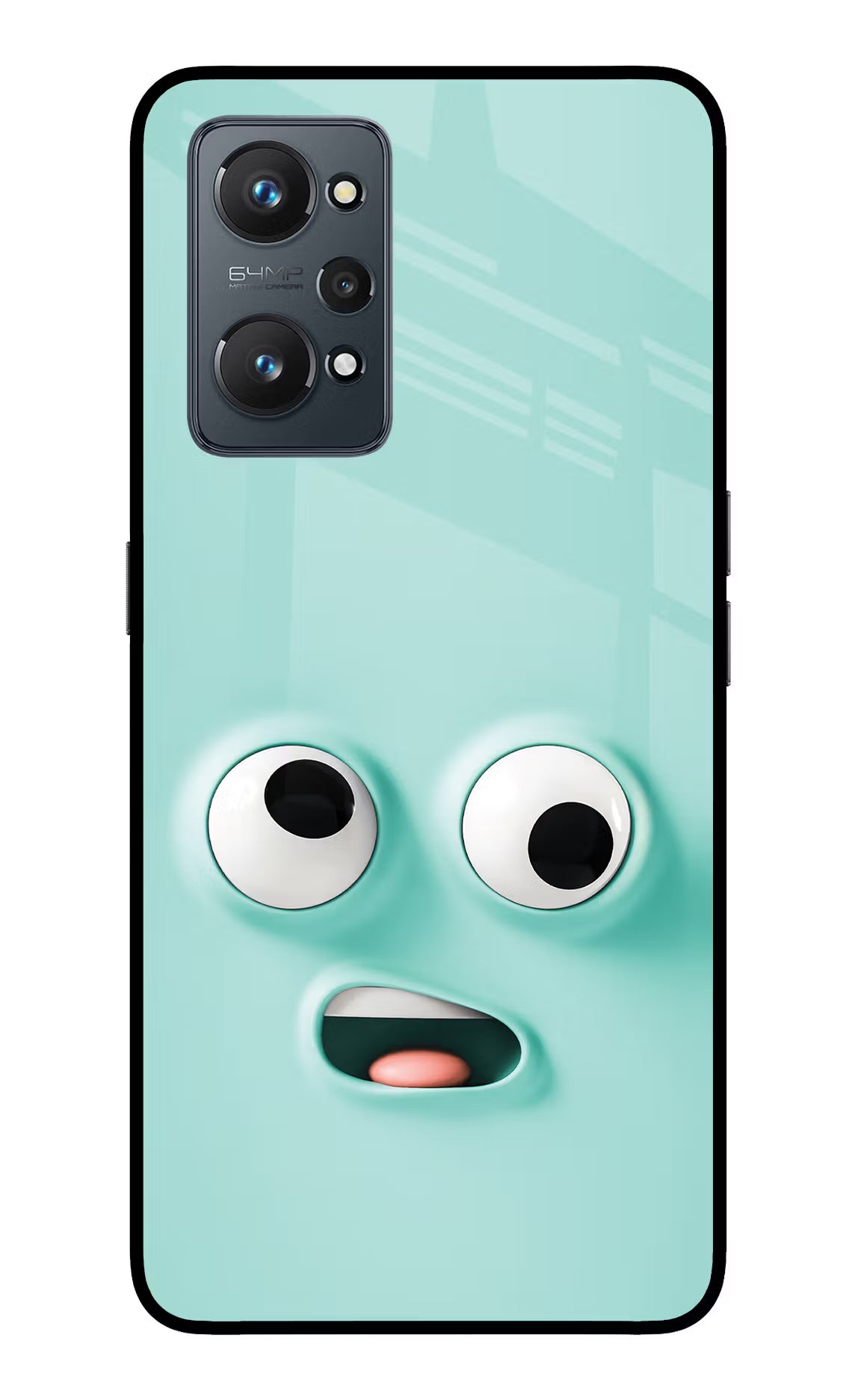 Funny Cartoon Realme GT NEO 2/Neo 3T Glass Case Back Cover by Casekaro