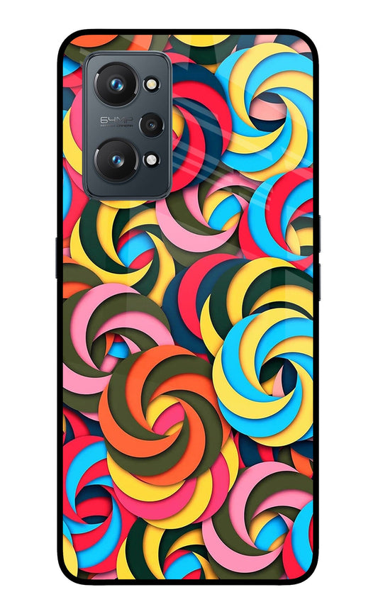 Spiral Pattern Realme GT NEO 2/Neo 3T Glass Case