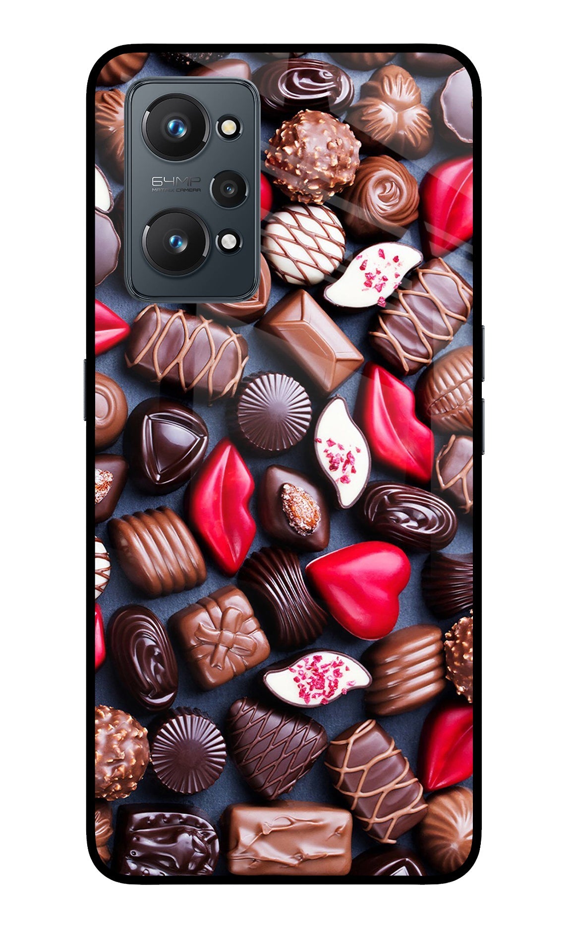 Chocolates Realme GT NEO 2/Neo 3T Glass Case