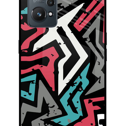 Geometric Graffiti Realme GT NEO 2/Neo 3T Glass Case