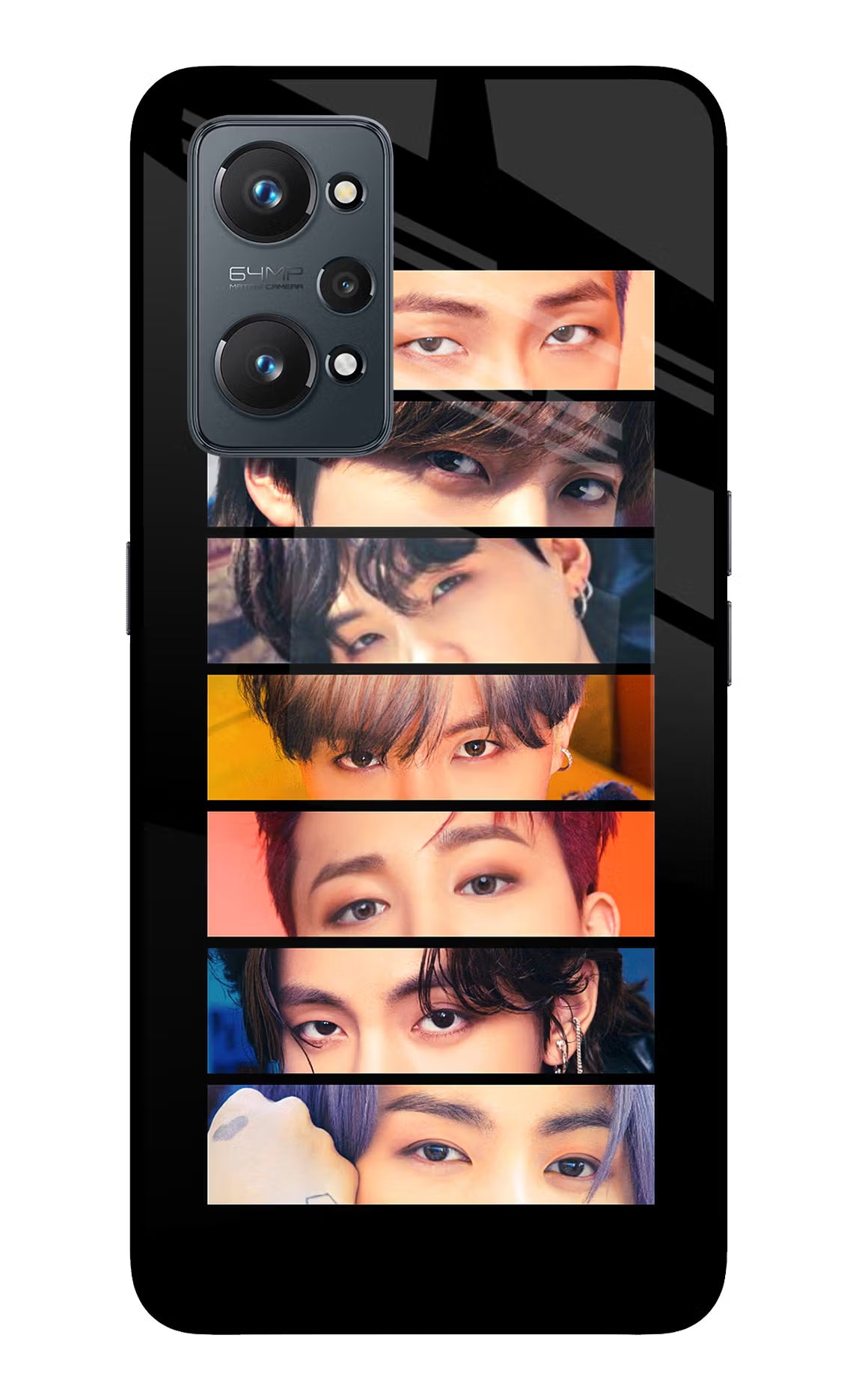 BTS Eyes Realme GT NEO 2/Neo 3T Glass Case Back Cover by Casekaro