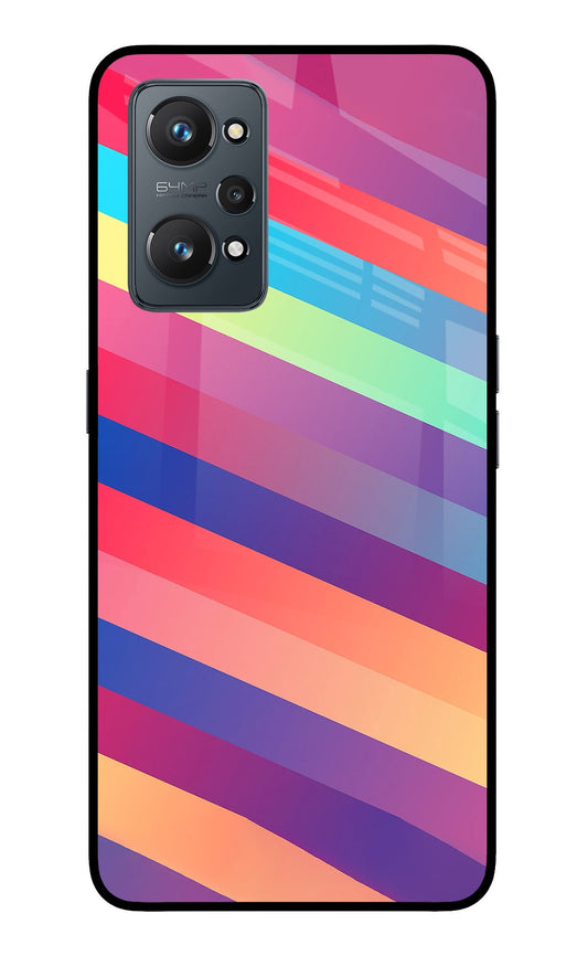 Stripes color Realme GT NEO 2/Neo 3T Glass Case