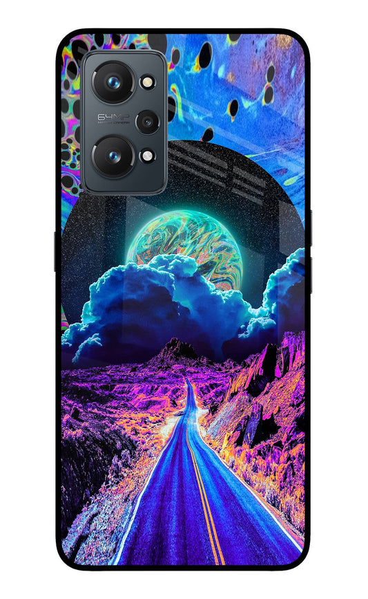 Psychedelic Painting Realme GT NEO 2/Neo 3T Glass Case