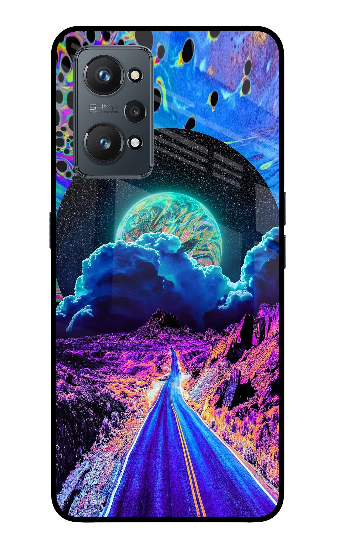 Psychedelic Painting Realme GT NEO 2/Neo 3T Back Cover