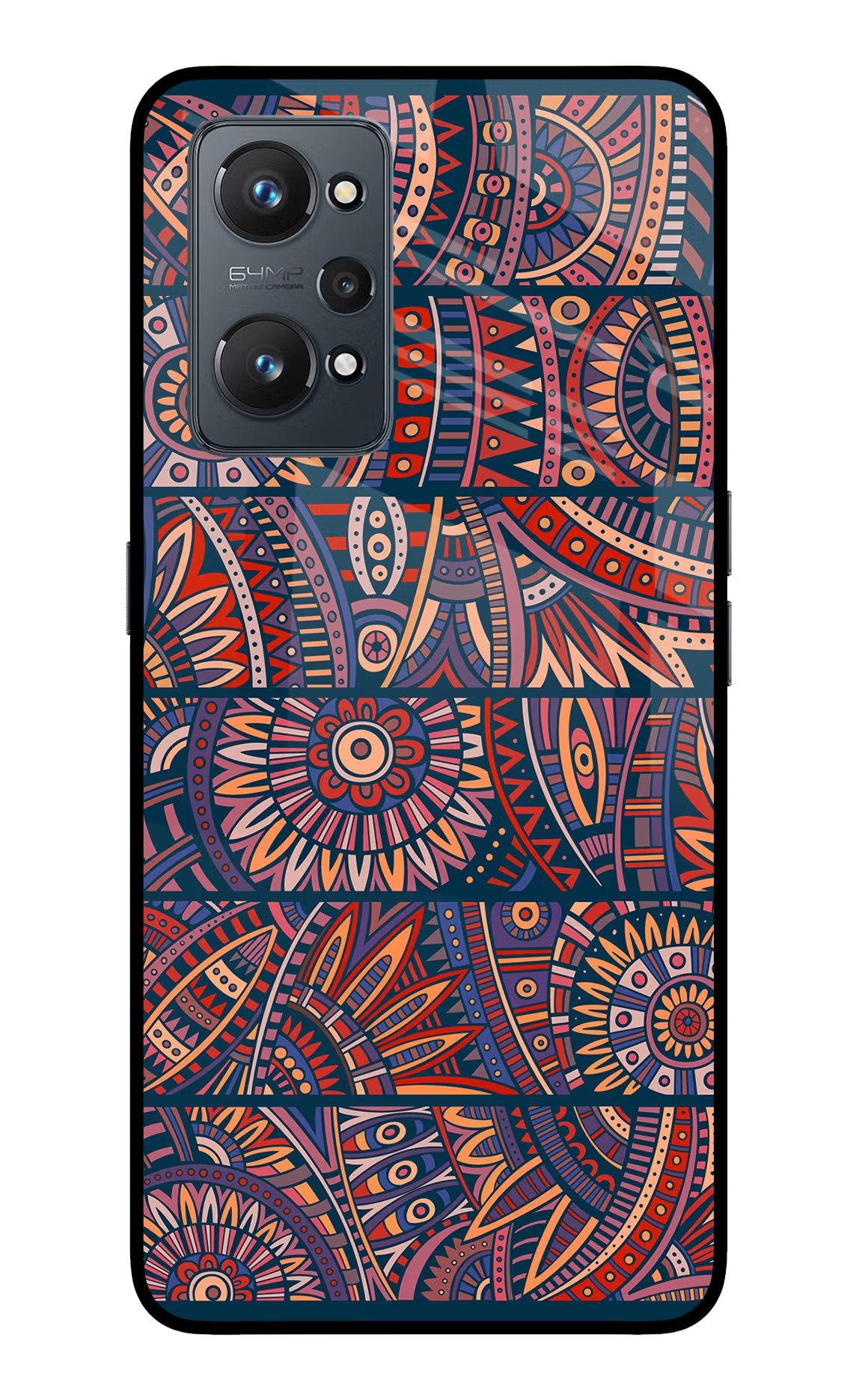 African Culture Design Realme GT NEO 2 Glass Case Back Cover by Casekaro