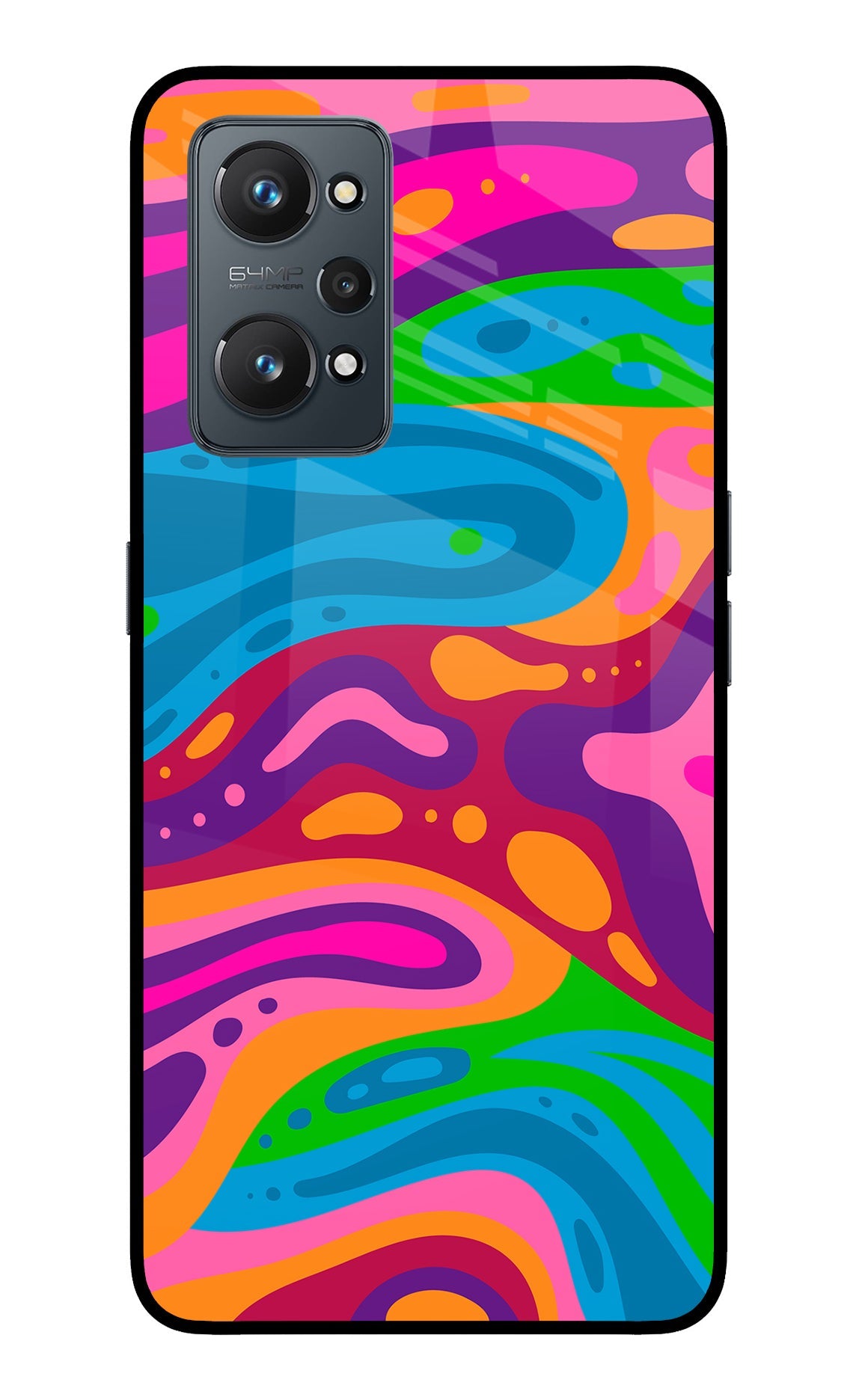 Trippy Pattern Realme GT NEO 2 Back Cover