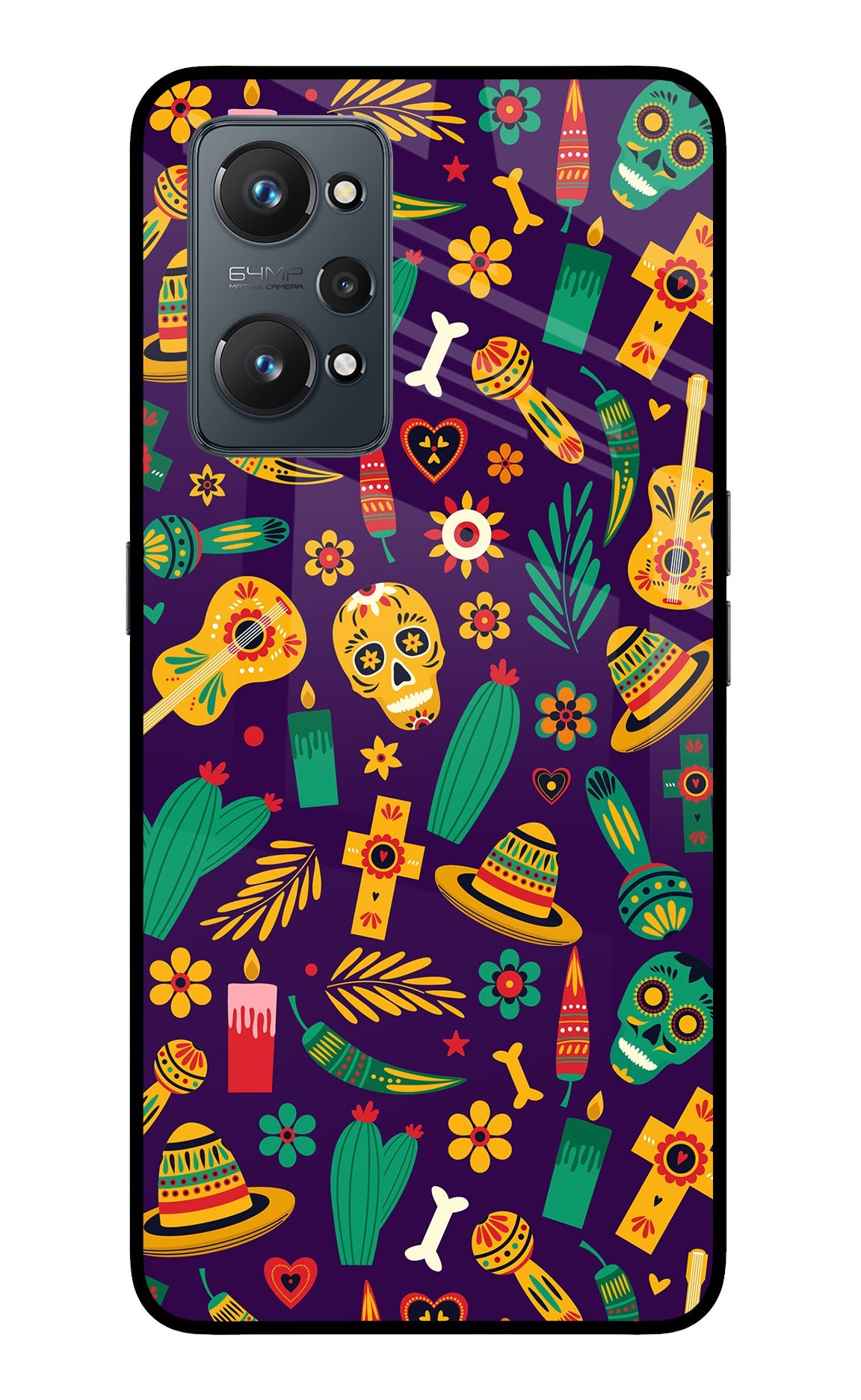 Mexican Artwork Realme GT NEO 2/Neo 3T Glass Case