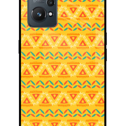 Tribal Pattern Realme GT NEO 2/Neo 3T Glass Case Back Cover by Casekaro