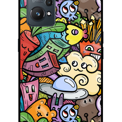 Veggie Doodle Realme GT NEO 2/Neo 3T Glass Case
