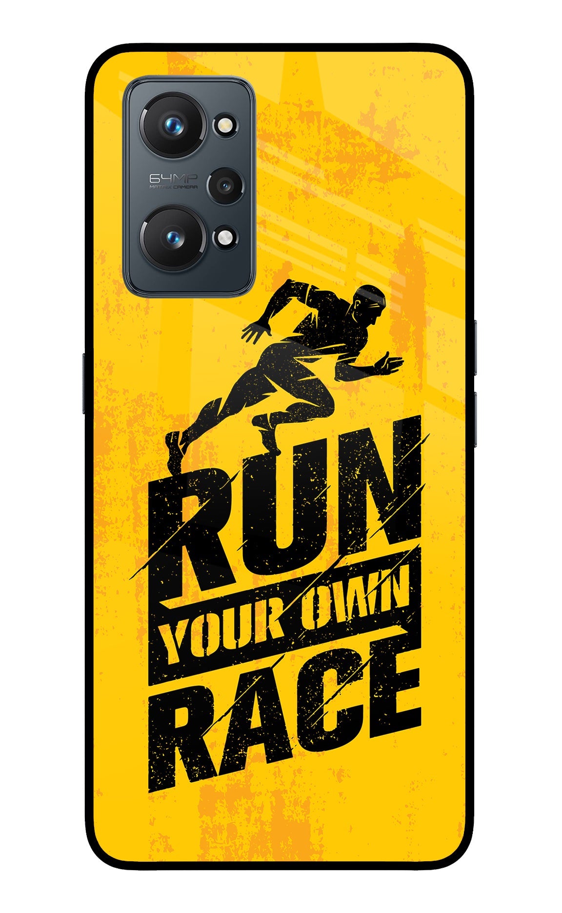 Run Your Own Race Realme GT NEO 2/Neo 3T Glass Case