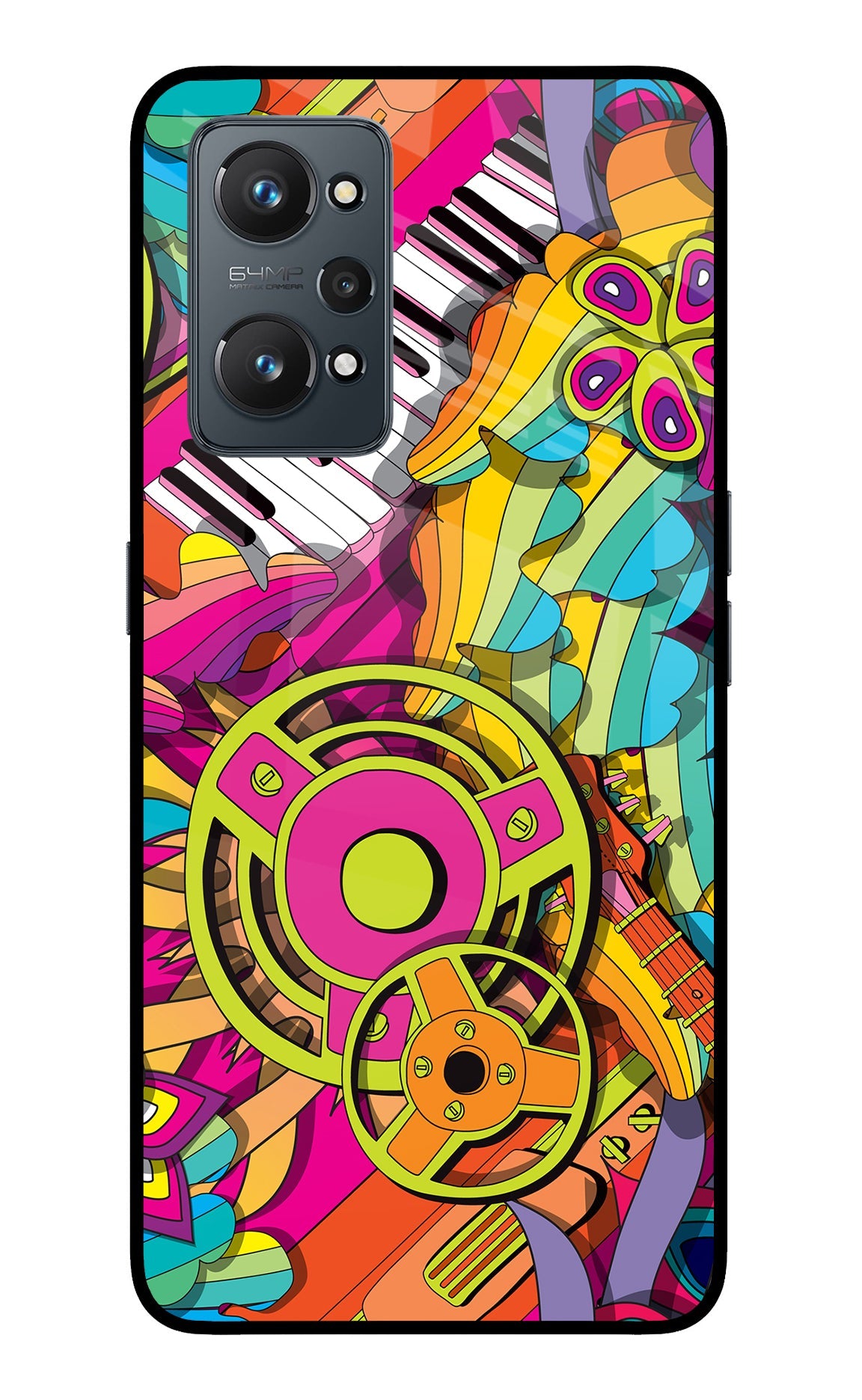 Music Doodle Realme GT NEO 2/Neo 3T Back Cover