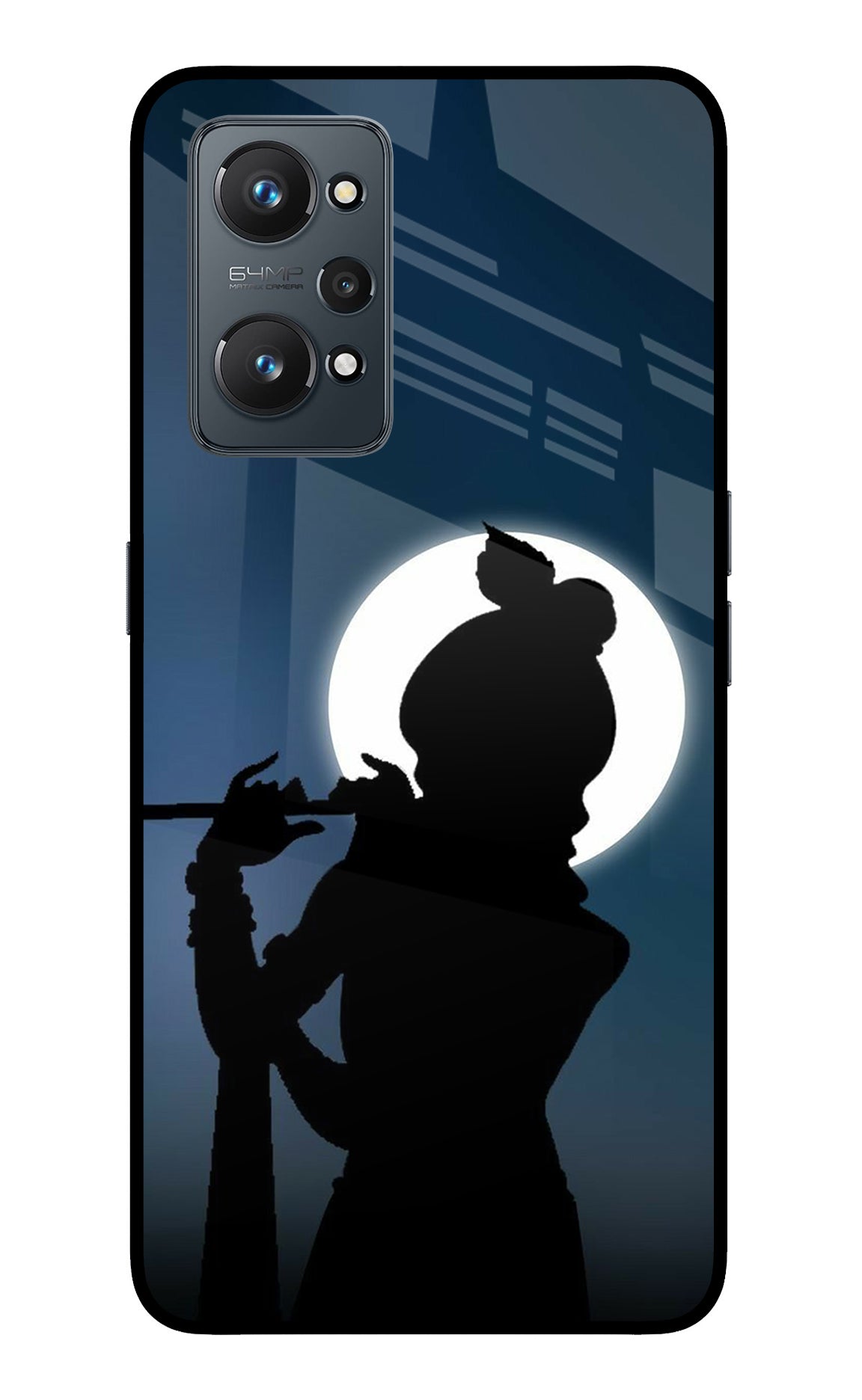 Shri Krishna Silhouette Realme GT NEO 2/Neo 3T Glass Case