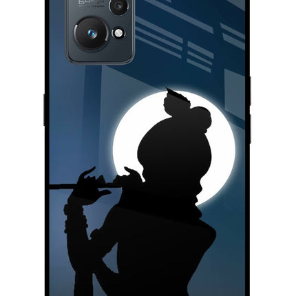 Shri Krishna Silhouette Realme GT NEO 2/Neo 3T Glass Case Back Cover by Casekaro